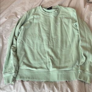 Nike Men's Mint Green Crewneck Sweater